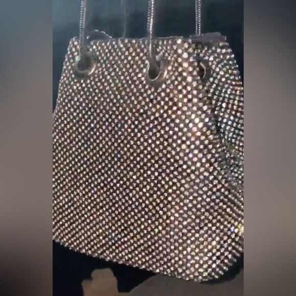 Rhinestone Luxury Black Bags Purse - Picture 6 of 6